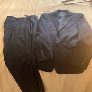Navy blue Calvin Klein suit